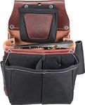 Occidental Leather 5564 Belt Worn Fastener Bag with Divided Nylon DB