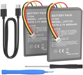 KEKUCULL 2 Pack 4000mAh Batteries for PS5 Controller,Replacement Lithium Battery for PlayStation 5 Wireless Controller,Includes Tool Kit