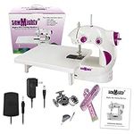 Sew Mighty, The Original Portable Sewing Machines – Perfect for Kids, Travel, Quick Repairs & Small Projects – Dual-Speed, Battery & AC Power, Foot Pedal Controller & More (Mighty Mini)