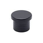 Alloy Aluminium 34mm BLACK Dump blow off valve Bov Blanking Plug Silicone Hose Blanking Plug, 34