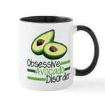 CafePress Cute Avocado 11 oz (325 ml) Ceramic Coffee Mug