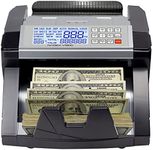 Nadex V1800 Money Counter - Color Coded Dual TFT Display - Professional Grade Accurate Fast Bill Counting with UV/MG/IR Counterfeit Detection - Counts 1000 Notes/Min