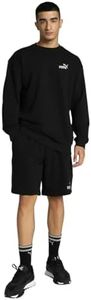 Puma Mens Relaxed Sweat Suit, Black, L (68370001)