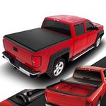 DNA Motoring TTC-RU-006 Soft Vinyl Roll-Up Tonneau Cover Compatible With 2004-2014 F150 6.5Ft Fleetside Bed