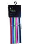 NIKE Sport Bands Youth Headband Hairband Multicolours 6 Pack Football Tennis