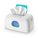 Baby Wipes Warmer, MYPIN Wet Wipe Warmer for Babies, Wet Wipes Dispenser Box with Night Light, Fast & Even Heating, 45°-60° Temperature Adjustment, Temperature Display for Home Outdoor Large Capacity