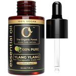 Ylang Ylang Essential Oil for Skin Care, Hair Care | Body Massage | Ylang Ylang Essential Oil Aromatherapy Diffuser | Organic Ylang Ylang Essential Skin oil |, Clear