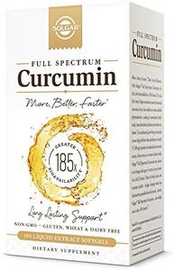 Solgar Full Spectrum Curcumin Liquid Extract, 105 Softgels - Faster Absorption - Brain, Joint & Immune Health - Long Lasting Support - Non GMO, Gluten Free, Dairy Free