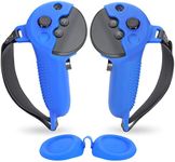 XIAOGE Controller Grips for Meta Quest Pro Accessories with Charging-without-Removing Design and Adjustable Anti-Throw Wrist Knuckle Strap, Silicone Anti-Slip Case Shell Protector for Quest Pro