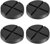 DEDC Floor Jack Rubber Pad Universal Jack Adapter Pinch Weld Side Frame Rail Protector Puck/Pad (4 Pack)