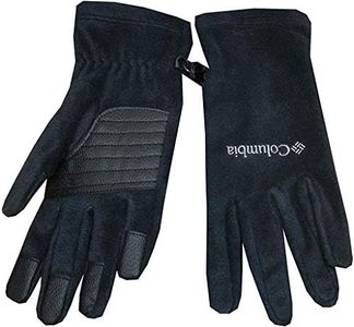 Columbia Women Agent Heat IIl Omni-Heat Thermal Reflective Fleece Gloves (L, Black)