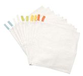 IKEA BOUTIQUE STORE KRAMA Washcloth (White, Size 30x30 cm/12x12) - Pack of 10 Piece