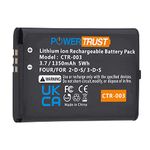 PowerTrust 1350mAh CTR-003 CTR-001 Battery for Nintendo 3DS, 2DS, New 2DS XL Game Console