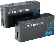 ZPTEK HDMI Extender Over IP, 500ft/150m Over Cat5e/6, One-to-Many Transmission Over Gigabit Ethernet Switch, Full HD 1080P@60Hz Video Expansion