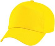 Beechfield Mens Original Cotton Baseball Cap Yellow