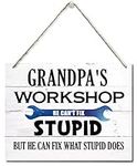 Funny "Grandpa's Workshop He Can't 