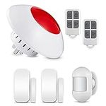 Wireless Alarm System 6 Piece Kit w