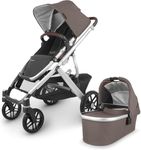 UPPAbaby Vista V2 Pushchair – Theo – All in One, Convertible Baby Stroller, Includes Carry Cot & Toddler Seat, Pushchair Accessories, One Step Fold, Suitable from Baby to Toddler