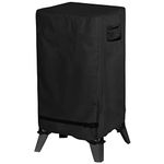 WOMACO Smoker Cover for Masterbuilt Cuisinart Dyna-Glo Charbroil Digital Electric Square Smoker, Heavy Duty Waterproof Electric 40 inch Vertical BBQ Smoker Grill Cover (27" W x 20" D x 43" H, Black)