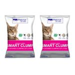 PetCrux Smart Clump Cat Litter INSIDE | Pet Friendly Lavender Essential Oils | Dust Free (for Multiple Cats), 10kg (2 Packs of 5kg)