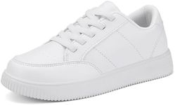 DSWED White Kids Shoes for Boys Gir