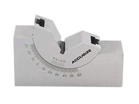 Accusize Industrial Tools 1 inch x1-1/4 inch x3 inch 0 Degree to 60 Degree Precision Angle Block, 3602-0092