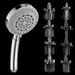 ALTON SHR22365 ABS, 5-INCH, 8-Function Hand Shower, Chrome Finish