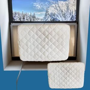 Evelots Air Conditioner Cover-A/C-Window-Indoor-Deluxe-Double Insulation-Set/2