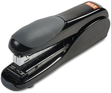 Max Flat-Clinch Black Standard Stapler with 30 Sheet Capacity (HD-50DFBK)