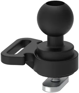 EDSRDPLT Tie Downs for Kayak Track Mount Black Track Mount Horizontal Tie Downs or Vertical Tie Downs Tie Down Mount for Securing Cooler, Crate and Other Kayak Accessories