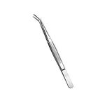 Stainless Steel Tweezers, with Curv