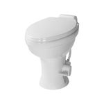 Flow Max™ - Lippert Flow Max™ Rv Toilet - Elongated Ceramic Bowl - White