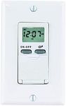 Intermatic IW600K Astronomic Digital in-Wall Timer - Customizable Scheduling and Automatic Adjustments - Enhanced Security and Energy Efficiency