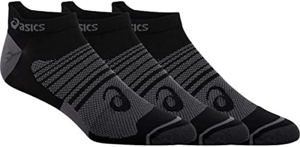 ASICS Men's Quick Lyte Plus 3-Pack, Performance Black/Carrier Grey, L