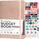 Clever Fox Budget Book 2.0 – Simple Budgeting Planner for Beginners – Financial Notebook with Money Spending, Debt & Bill Tracker (Rose Gold)