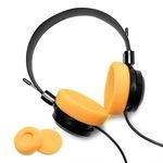 Voarmaks Ear Pad Foam Cushions Compatible with Sennheiser HD414 Grado SR60 SR60i SR80 SR80i SR80e SR125 SR225 SR325 SR SRI RS Series PS1000 GS1000 Headphones (Orange)