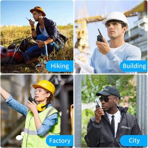 Long Range Walkie Talkies – Black Two-Way Radios