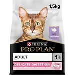 PURINA PRO PLAN DELICATE dry cat food, OptiDigest, Pack of 1(1 x 1,5kg)
