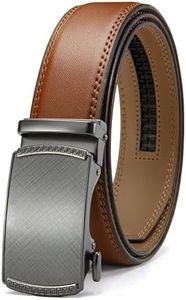 CHAOREN Men's Leather Ratchet Belt - Customizable Fit (35mm)