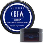 American Crew Men's Whip Styling Cream, Like Hair Gel with Light Hold & Natural Shine, 3 Oz (Pack of 1)