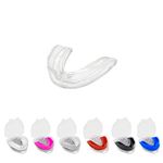 Mouthguard Slim Fit, Junior Gum Shield with Case for Kids Youth for School Combat Sports, MMA, Rugby, Judo, Karate, Hockey, Soccer, MMA Boxing, Martial Arts, Basketball & All Contact Sports