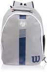 Wilson Youth Tennis Team Backpack, Roland Garros Design, For up to 2 Rackets, Polyester, Grey