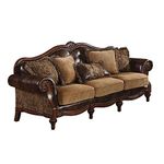 ACME 05495 Dreena Bonded Leather Sofa with Five Pillows