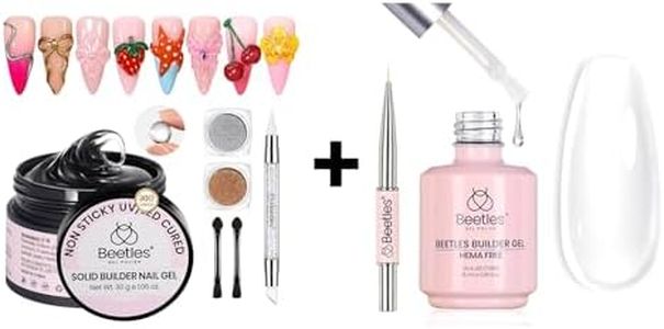 Beetles 30 g Solid Builder Gel for Nails with Hema-Free 7 in 1 Clear Builder Gel