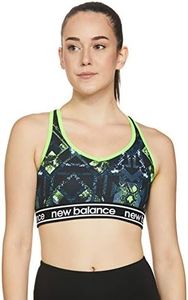 New Balance women's WB01035 Sports Bra (WB01035RGV_Blue_30)