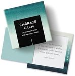 Compendium ThoughtFulls Pop-Open Cards – Embrace Calm – 30 Pop-Open Cards, Each with a Different Inspiring Message Inside