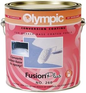 Olympic Pool Paint - Fusion Plus - 1 Gallon - water-based epoxy transition coat for converting rubber to epoxy finish.