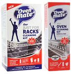 Oven Mate Cleaner Just For Racks Shelf Cleaning Gel & Deep Clean Oven Cleaner Kit