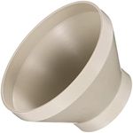 PATIKIL 8" (200mm) to 4.5" (110mm) Duct Reducer Connector, Heating Cooling Ventilation Tube Fire-Resistant Increaser Adapter Pipe Fitting for Vent System
