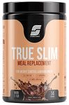 Sparkfusion True Slim Protein Powder Meal Replacement Shake | For Weight Control And Management | 23 gm Protein With 8 Ayurvedic Superfood | Sugar Free | For Men and Women (Chocolate Smoothie, 500 gm)